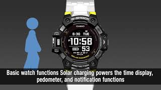 G-SHOCK MOVE GBDH1000: Solar Assisted Charging