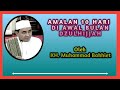 AMALAN 10 HARI DI AWAL BULAN DZULHIJJAH | CERAMAH GURU BAKHIET