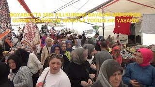 BOYABAT'TA 2024 YILI KURBAN BAYRAMI ARİFESİ YOĞUNLUĞU