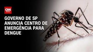 Governo de SP anuncia centro de emergência para dengue | CNN 360°