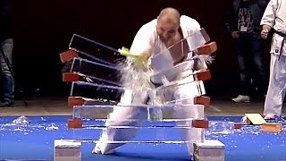 Kyokushinkai - Casse de glace - 28ème Festival des Arts Martiaux