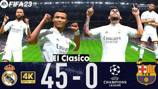 FIFA 23 - Real Madrid vs FC  Barcelona | El Clasico | UEFA Champions League Final  PS5™ [4K HDR]