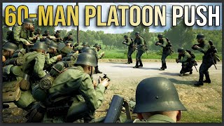 EPIC 60-MAN PLATOON PUSH TO STONNE! - Squad Ops Post Scriptum Event