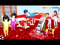 Pom Bensin ⛽ Bocor Banjir bensin Jadi Lava gara2 Baby Raksasa 😱 Yuta Panik | Sakura school simulator