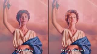 Columbia Pictures ident updated with original model Jenny Joseph's photo