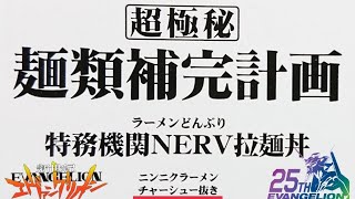 〔超極秘〕麺類補完計画 特務機関NERV 拉麺丼 エヴァンゲリオン ラーメンどんぶり  EVANGELION