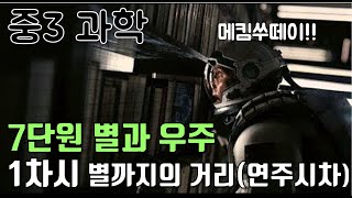 [중3과학] 7단원 1차시 별까지의 거리(연주시차)