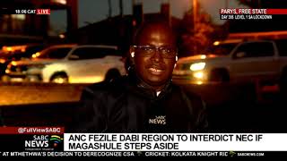 ANC Fezile Dabi region says it will interdict NEC if Ace Magashule steps aside