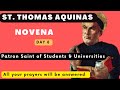 Saint Thomas Aquinas Novena Day 8 || Patron Saint of Students, Catholic Schools & Universities