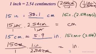 Dimensional Analysis / Unit Conversion / Factor - Label Method / Unit - Factor Method