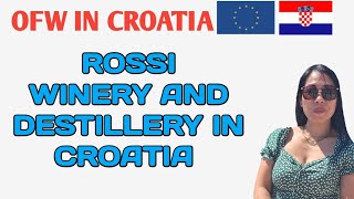 Quick Tour with Drinks and Pizza in Rossi Winery and Destillery in Croatia