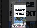 Place Image in Text in Indesign | #shorts