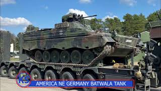 UKRAINE: Wulira Amaanyi Ga M1 Abrams Tank America Gy'etwala Mu Ukraine.