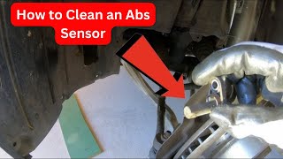How to Clean an Abs Sensor