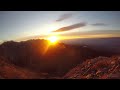 sunrise above high tatras timelapse