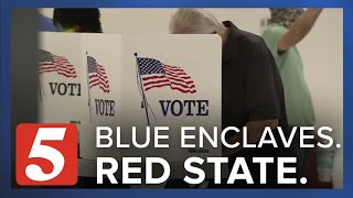 Tennessee remains deep red after the election, but here are the blue spots