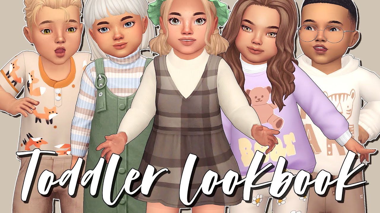 The Sims 4 Toddler Lookbook рџ ё Cc Links Youtube