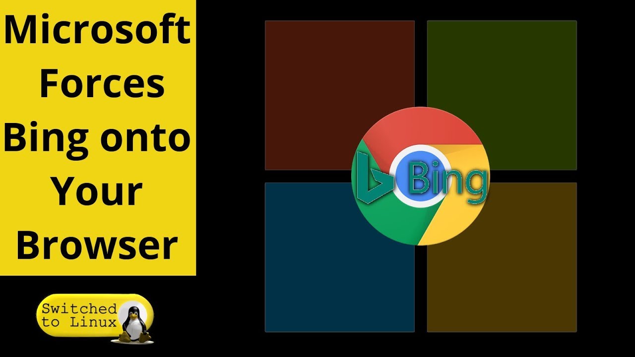 Microsoft Changes Chrome Search Engine To Bing - YouTube