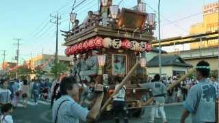 西壹丁目　楽日の曳き廻し　（平成２４年潮来祇園祭禮）