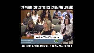 Angry Mom Addresses Glendale CA School Board Over Sexuality Taught in 3rd Grade!