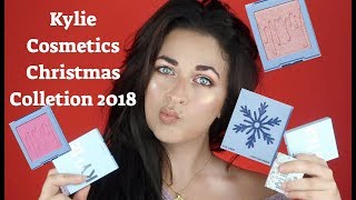Kylie Cosmetics Holiday Collection Review/ Try on 2018