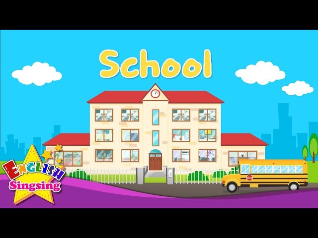 Kids Vocabulary School Learn English For Kids English Educational