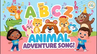 A to Z Animals Song | ABC Song for Toddlers - Learning Videos