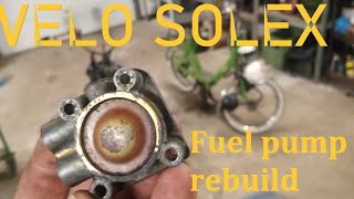 Velo Solex fuel pump REBUILD