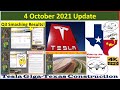 Tesla Gigafactory Texas 4 October 2021 Cyber Truck & Model Y Factory Construction Update (07:45AM)