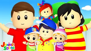 Finger Family Song - Nursery Rhyme & Kids Song by Junior Squad