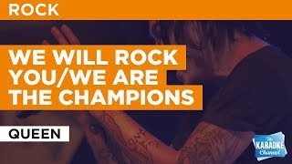 We Will Rock You/We Are The Champions in the style of Queen | Karaoke with Lyrics
