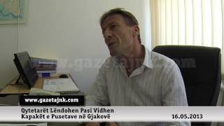 GazetaJNK: Qytetarët Lëndohen Pasi Vidhen Kapakët e Pusetave në Gjakovë 16.05.2013