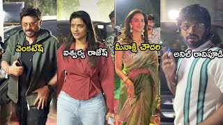 Victory Venkatesh,Aishwarya Rajesh,Meenakshi Chaudhary at sankranthiki vasthunnaru  Event