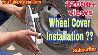 How to Install Wheel Cover in Your Car | Wheel Cover Installation