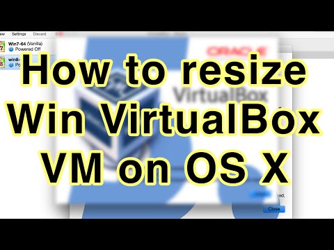 How to Resize a Windows VirtualBox VM hosted on Mac OS X How to Resize a Windows VirtualBox VM hosted on Mac OS X