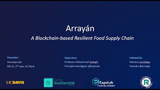 Arrayán - A Resilient Food Supply Chain on Apache ResilientDB