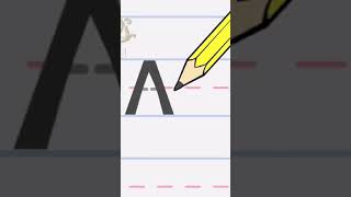How to write letter A | Letters | How to write letter for Preschool | abc song