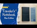 Traveler's Notebook Blue Edition Unboxing! (Original Blue)