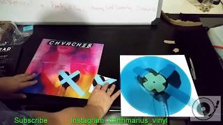 Chvrches - Love Is Dead (Blue Vinyl) Unboxing