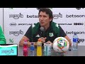 la rueda de prensa del deportivo cali tras el empate ante nacional en el atanasio.