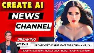 How To Create A News Channel  With  AI | AI News Video Generator | Free & Earn Money 💰