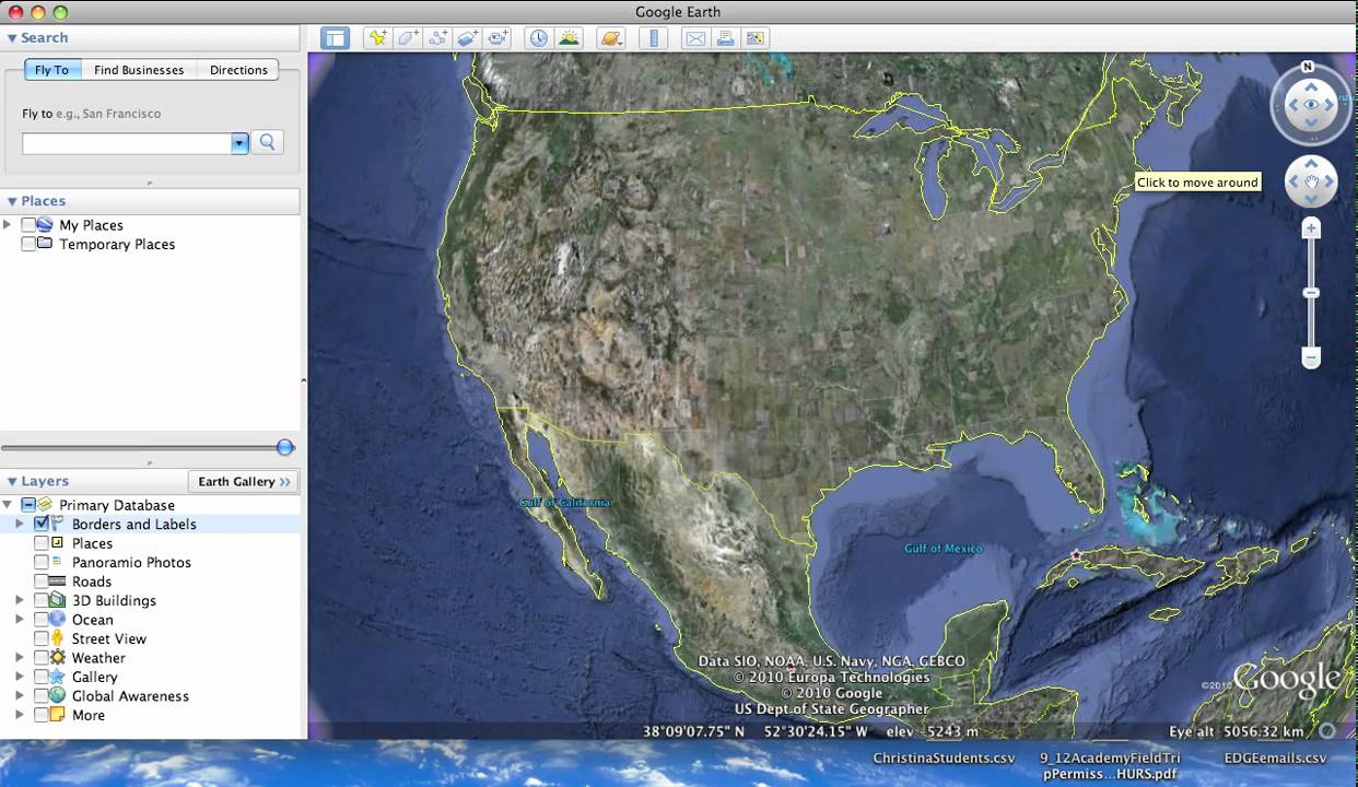 Google Earth Pro Layers