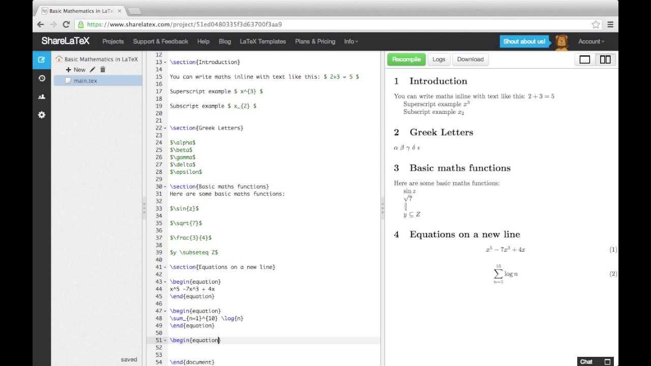 Write Mathematical Equations In Latex - Tessshebaylo