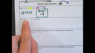 2-6 Video Notes: Function Notation