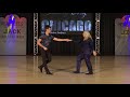 Swing City Chicago 2018 Pro Am Novice Routine Donna Arvans with Jesse Lopez