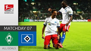 2 Red Cards in a FIERY Nord-Derby | SV Werder Bremen - Hamburger SV 0-2 | All Goals | Bundesliga 2