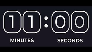 11 Minutes Timer With Alarm Sound | 660 Seconds