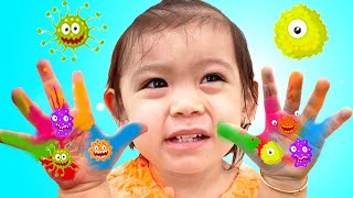 Baby Maddie Pretend Play Wash Your Hands | Kid Stories About Washing Hands