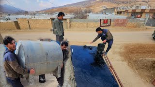 Ramin's Journey to the City: From Buying a Water Tanker to Waterproofing the Roof of a Rural House