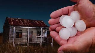 Hail Rumbling Against The Roof - Sleeping Background Sound - 10 Hours